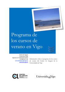 summer spanish program - Centro de Linguas