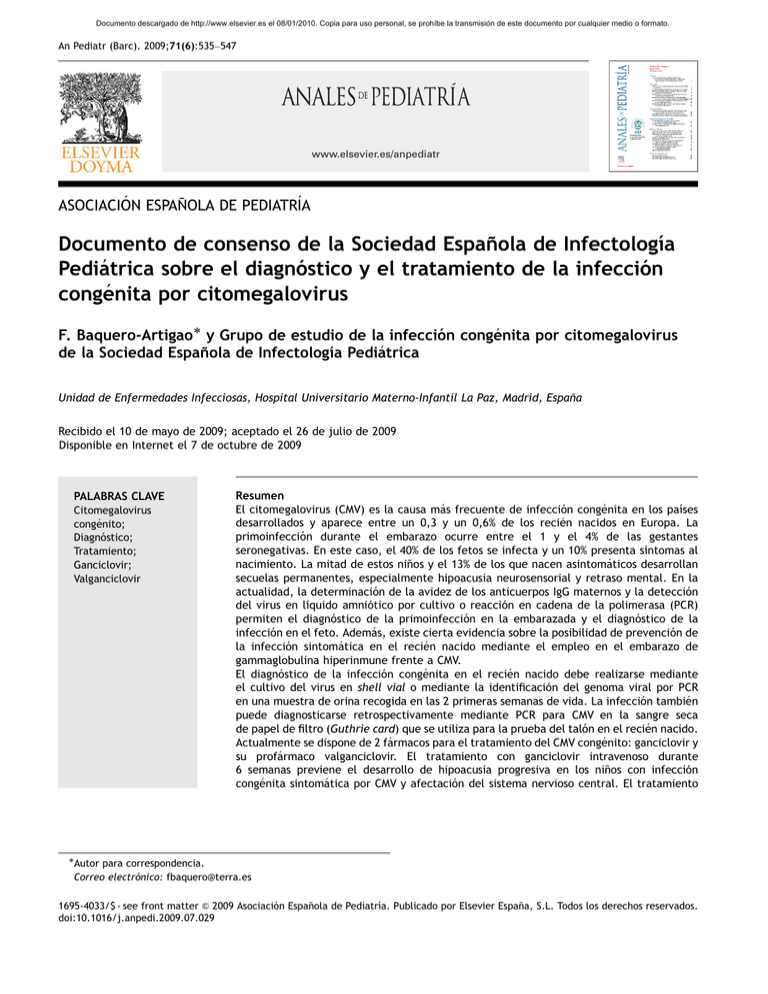 Documento De Consenso De La Sociedad Española De Infectología