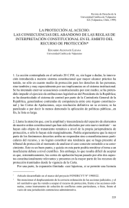 LA PROTECCION AL ACECHO: LAS CONSECUENCIAS DEL