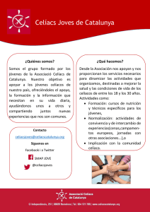 Jovenes celíacos de Catalunya - Associació de Celíacs de Catalunya