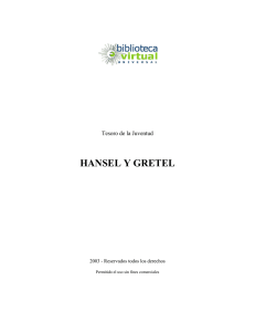 hansel y gretel - Biblioteca Virtual Universal