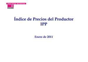 Índice de Precios del Productor IPP