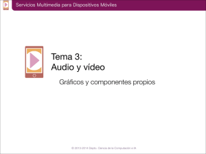 Tema 3: Audio y vídeo