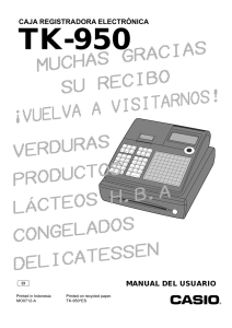 User`s manual - Casio Business Solutions