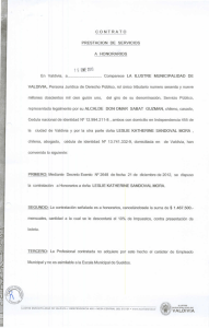 contrato - Municipalidad de Valdivia