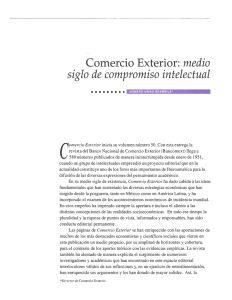 Comercio Exterior: medio siglo de compromiso intelectual