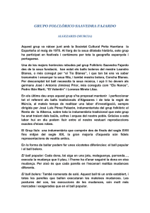 folleto FOLCLÓRICO SAAVEDRA FAJARDO II
