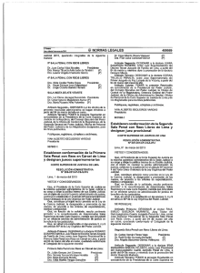 Judicial 2013, quedando integradas de la siguiente