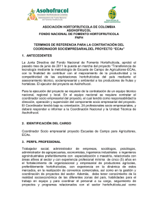 asociación hortofruticola de colombia asohofrucol fondo nacional de