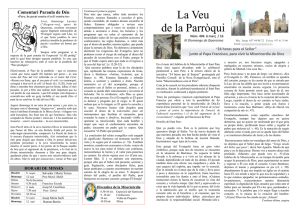 La Veu de la Parròqui - Parròquia Sant Jaume – Tivissa