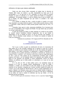 referencia a la &eacute;poca que estamos analizando. Documento 19 La