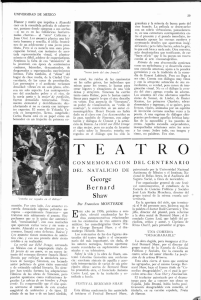 George Bernard - Revista de la Universidad de México