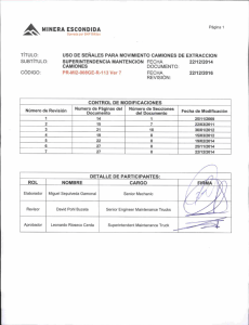 minera escondida - Desarrollo de Proveedores