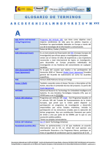 AAL (Active and Assisted Living Programme) Programa del Artículo