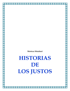 HISTORIAS DE LOS JUSTOS