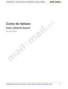 Curso de italiano