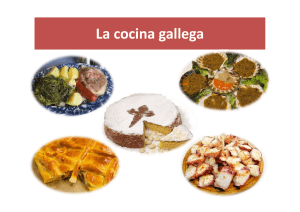 La cocina gallega La cocina gallega