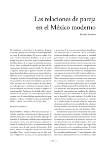Las relaciones de pareja en el México moderno