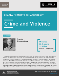 Crime and Violence - Escuela de Gobierno | UAI