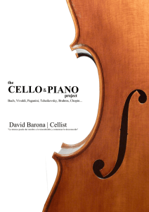 CELLO PIANO - David Barona