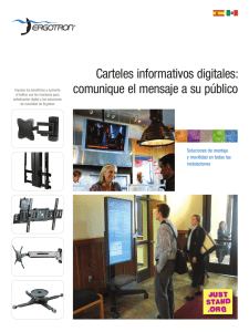 Carteles informativos digitales: comunique el mensaje a su público