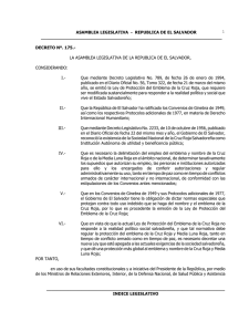 ASAMBLEA LEGISLATIVA - REPUBLICA DE EL SALVADOR 1