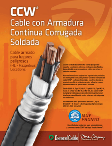 CCW- Cable con Armadura Continua Corrugada