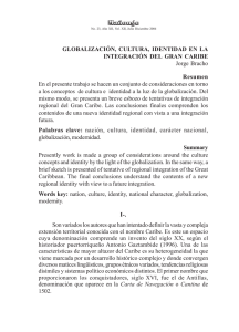 Globalizaci&oacute;n, cultura, identidad en la integraci&oacute;n del Gran Caribe.
