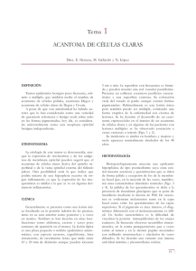Tema 1 ACANTOMA DE CÉLULAS CLARAS