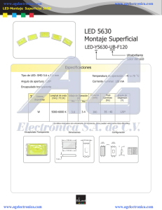 LED 5630 Montaje Superficial