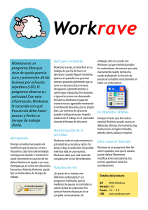 Workrave es un programa libre que sirve de ayuda para la cura y