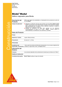 Binda® Modul - Sika Uruguay SA