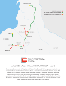 EDC Concesion Vial Cordoba - Sucre