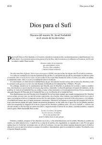 Dios para el Sufí - Orden Sufi Nematollahi