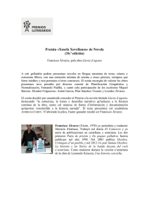 Premiu «Xosefa Xovellanos» de Novela (36.ª edición)