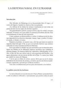 Page 1 LA DEFENSA NAVAL ENULTRAMAR Ricardo ÁLVAREZ