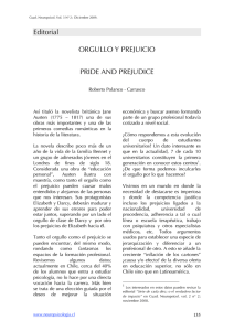 Editorial ORGULLO Y PREJUICIO PRIDE AND PREJUDICE