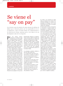 say on pay - Revista Competencia