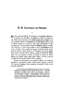 DH Lawrence en Oaxaca - Revista Iberoamericana