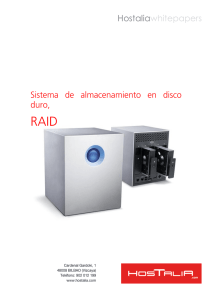 Sistema de almacenamiento en disco duro, RAID