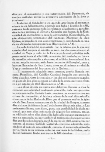 Page 1 sión por el monasterio y sin intervención del Patronato, de