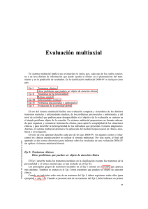 Evaluación multiaxial