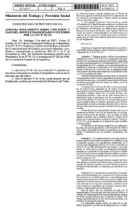 Reglamento Ley 20.134 - Instituto de Previsión Social
