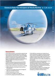 Sistema de Radar Para Helicóptero de Patrulla Marítima ELM