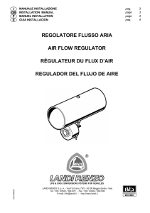 regolatore flusso aria air flow regulator régulateur du flux d`air