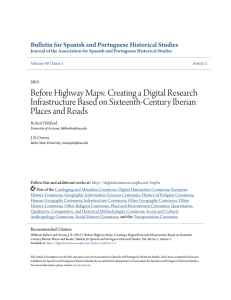 Before Highway Maps: Creating a Digital Research Infrastructure