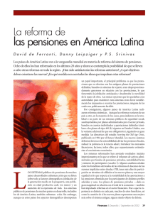 La reforma de las pensiones en América Latina