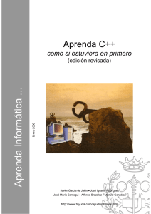 Aprenda C++ (Javier García de Jalón, 2006)