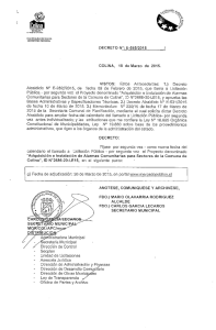 Decreto E-585-2015 - Transparencia de Colina