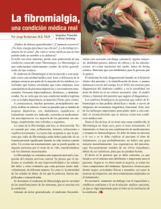La fibromialgia - Dr. Jorge Bordenave, MD, FACP